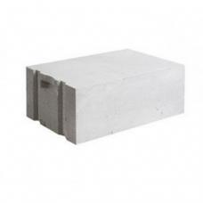 Газобетонный блок стеновой с пазом и гребнем и захватом для рук (БП-400) D500